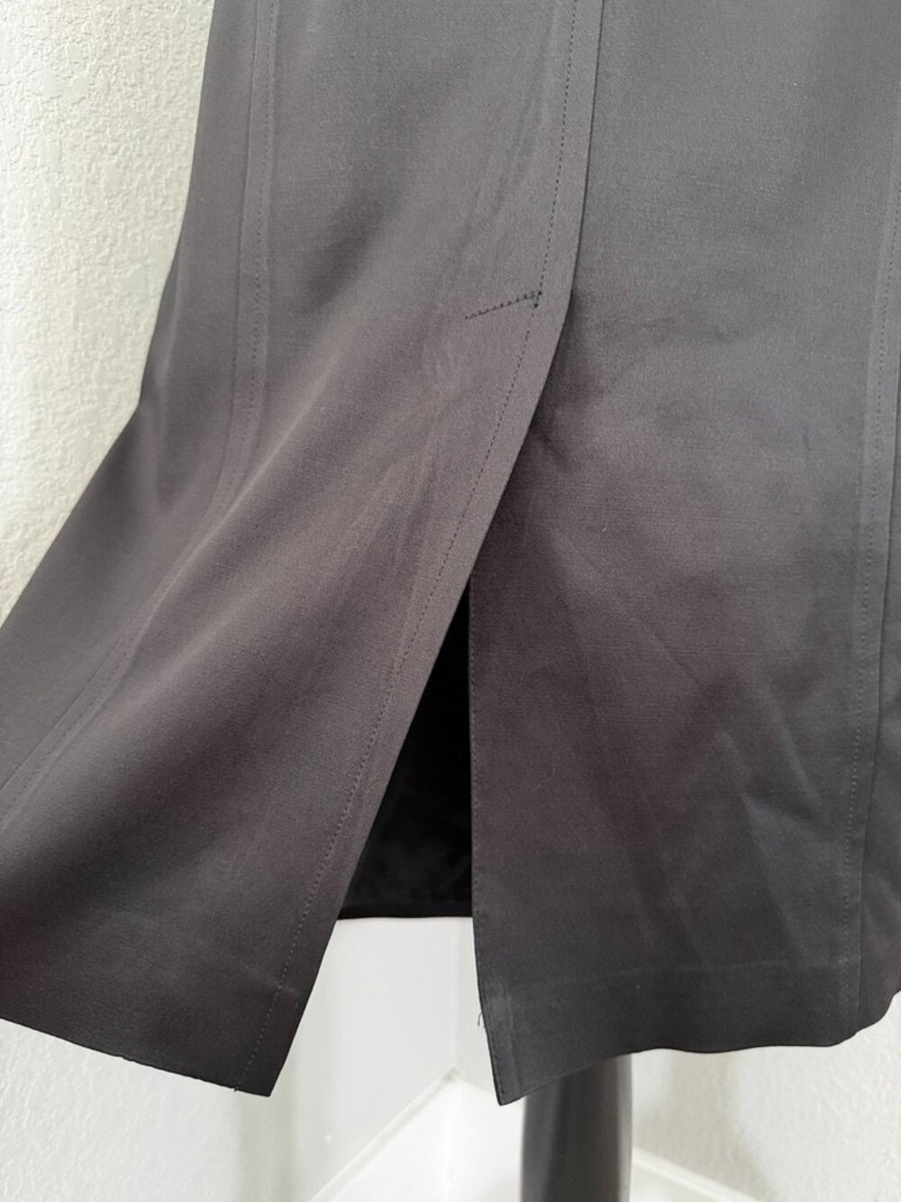 Vintage MICHAEL KORS Wool 2 Piece Skirt Suit Black Sz 12 - Picture 14 of 16